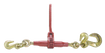 Ratchet Binder, 3/8"-1/2" Grab Hooks (x2),  5/8" Slip Hook, 15,000 lbs. WLL (minimum order 3 Pcs)