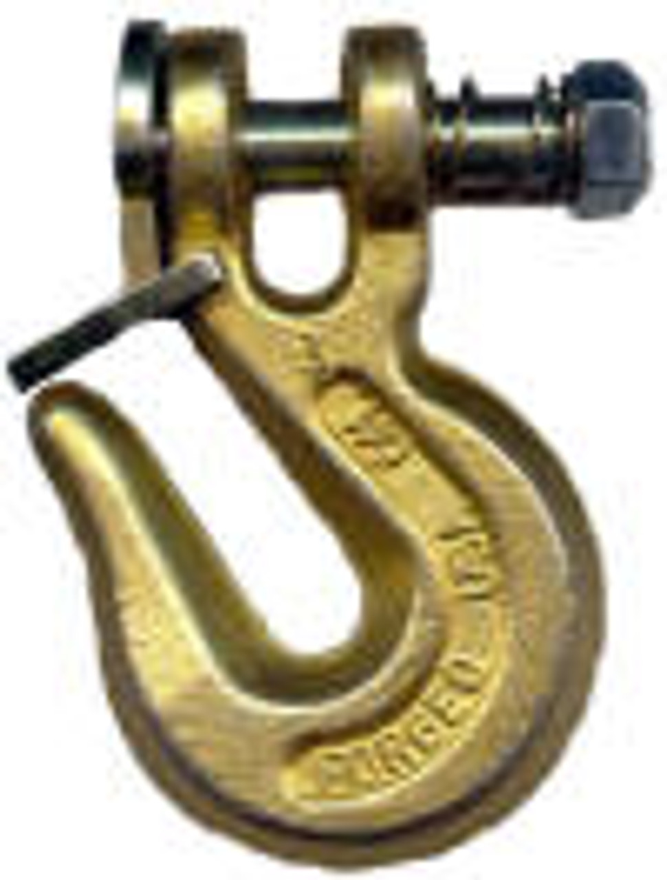 5/16 G80 Alloy Twist Lock Grab Hook With Heavy Duty Latch, GC, 4,500 lbs.  WLL, Import.
