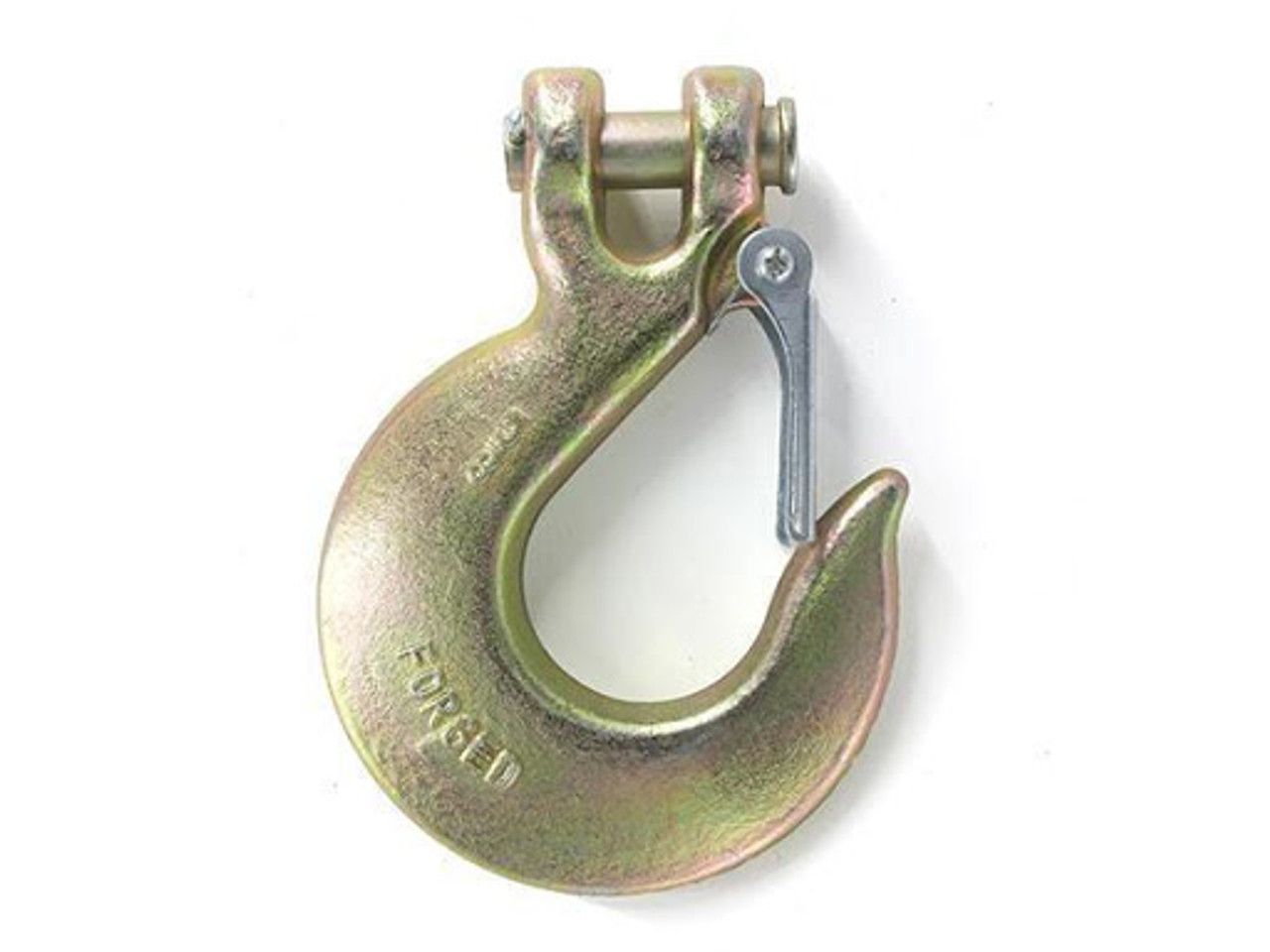 1/4 G70 Clevis Slip Hook with Latch, GC, 3,150 lbs. WLL, Import