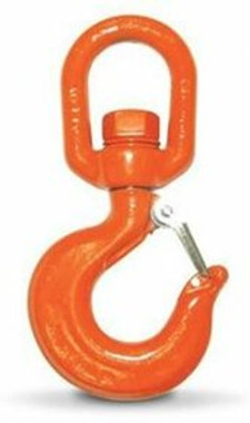3 Ton Alloy Swivel Eye Hoist Hook, Made In USA.