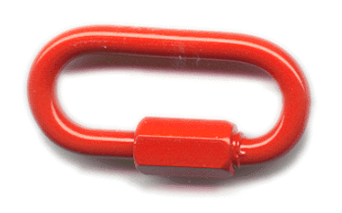 Red Powder-Coated Steel Chain (PRC804)