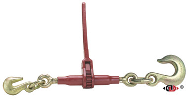 Ratchet Binder, 3/8"-1/2" Grab Hook x 5/8" Slip Hook, 12,000 lbs. WLL, 1" THD (minimum order 4 pcs)