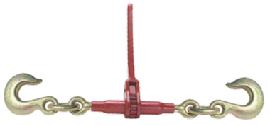 Ratchet Binder, 1/2" Slip Hook (x2), 12,000 lbs. WLL, 1" THD (minimum order 4 pcs)