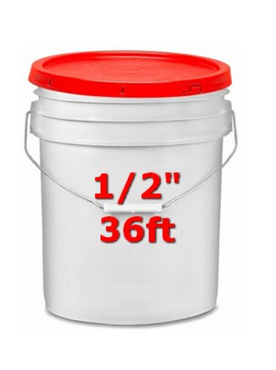 1/2" G30 Proof Coil Chain, EG, 4,500 Lbs. WLL, 36 FT/Pail, Made In USA. FREE Shipping! 1/2" G30 Proof Coil Chain, EG, 4,500 Lbs. WLL, 36 FT/Pail, Made In USA. FREE Shipping!