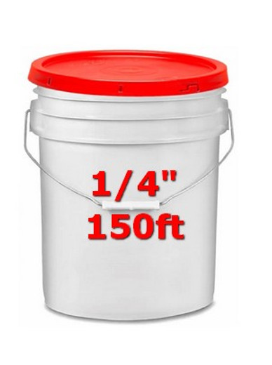 1/4" G43 High Test Chain, SC, 2,600 Lbs. WLL, 150 FT/Pail, Made In USA. FREE Shipping!