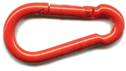 5/16" Snap Link, Red Powder Coat/Zinc, 380 lbs. WLL. 5/16" Snap Link, Red Powder Coat/Zinc, 380 lbs. WLL.