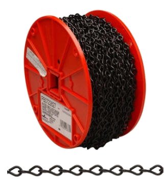 16 Zinc Plated Single Jack Chain (Per Ft.) - Hardware