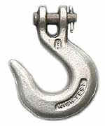 5/16 G43 High Test Clevis Slip Hook, 3,900 lbs. WLL, Made In USA.