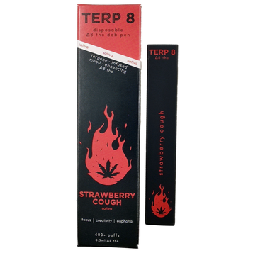 Strawberry Cough Disposable Delta-8 Dab Pen Terp 8 Strawberry Cough Disposable Delta-8 Dab Pen Terp 8