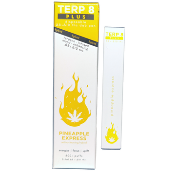 1/2-Gram Pineapple Express Delta-8 + Delta-10 THC Disposable Dab Bar 1/2-Gram Pineapple Express Delta-8 + Delta-10 THC Disposable Dab Bar