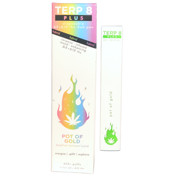 1/2-Gram Pot of Gold Delta-8 + Delta-10 THC Disposable Dab Bar 1/2-Gram Pot of Gold Delta-8 + Delta-10 THC Disposable Dab Bar