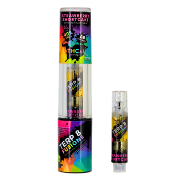 1-Gram Strawberry Shortcake THCA + D8 Live Resin Cartridge 1-Gram Strawberry Shortcake THCA + D8 Live Resin Cartridge