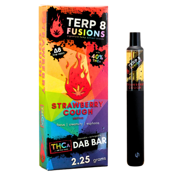 2.25-Gram Strawberry Cough THCA + D8 Live Resin Disposable Dab Bar 2.25-Gram Strawberry Cough THCA + D8 Live Resin Disposable Dab Bar