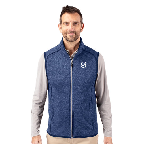 Mainsail Sweater-Knit Mens Full Zip Vest