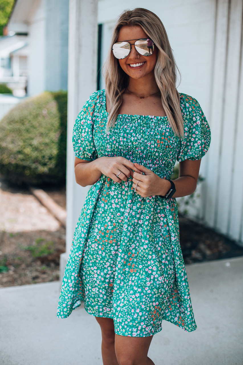 Miles Ahead Dress: Teal Multi - Off the Racks Boutique