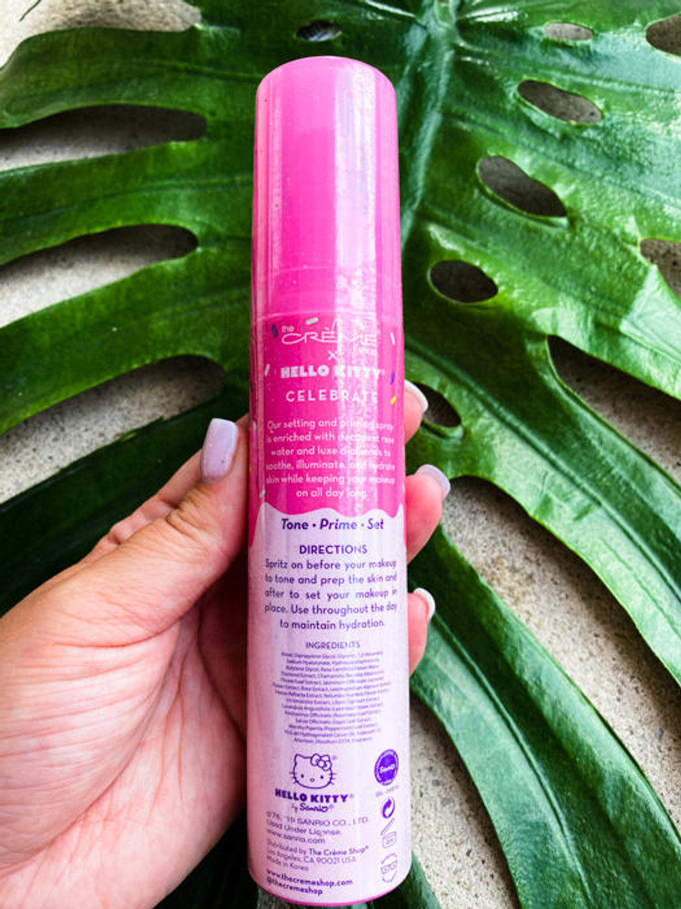 The Creme Shop x Hello Kitty Celebrate Setting & Priming Spray Off