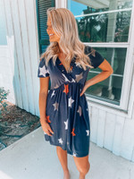 Let's Make A  Wish Dress: Navy  Let's Make A  Wish Dress: Navy