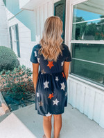 Let's Make A  Wish Dress: Navy  Let's Make A  Wish Dress: Navy