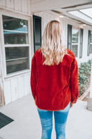 Respect Your Heart Shacket: Burgundy