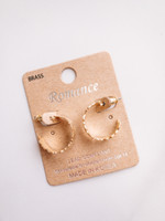Ramona Earrings: Gold  Ramona Earrings: Gold