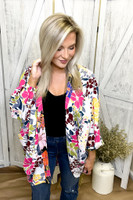 Not Mistaken Kimono: Ivory Multi 