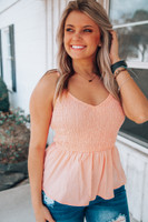 Simple Bliss Top: Apricot