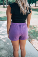 Flower Picking Shorts: Violet Flower Picking Shorts: Violet