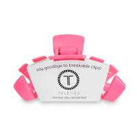 TELETIES Large Hair Clip: Hot Pink 