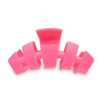 TELETIES Large Hair Clip: Hot Pink 