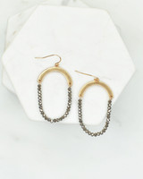 Kelly Earrings: Gray