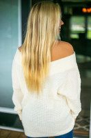 Weekend Vibes Sweater Tunic: Ivory Weekend Vibes Sweater Tunic: Ivory