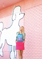 Easily Distracted By Dogs Tee: Teal