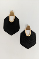 Kaye Earrings: Black