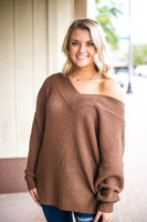 Weekend Vibes Sweater Tunic: Mocha Weekend Vibes Sweater Tunic: Mocha