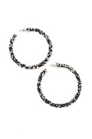 Bindy Earrings: Black Bindy Earrings: Black