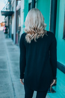 Leopard Pocket Top: Black Leopard Pocket Top: Black