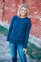 Back to Basics Top: Navy Back to Basics Top: Navy