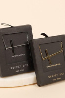 Horizontal Cross Necklace: Gold