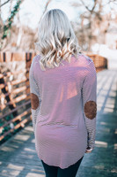 Starting Over Tunic: Burgundy/Ivory Starting Over Tunic: Burgundy/Ivory