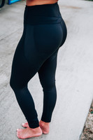 Mono B Booty Pop Leggings Black womens clothing boutique free shipping