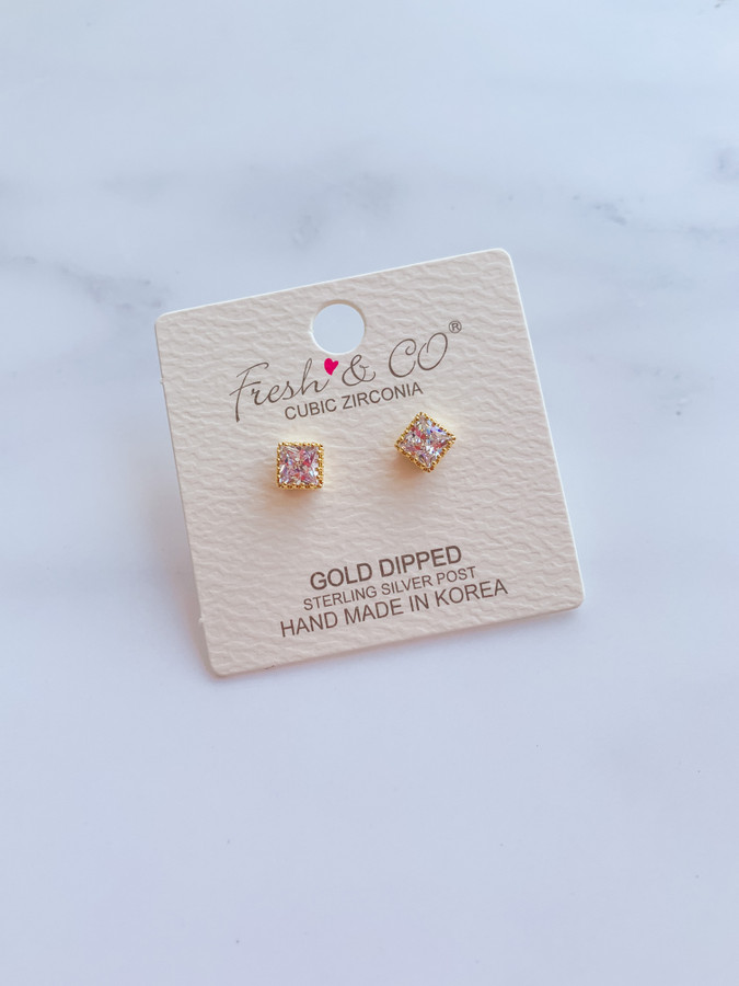 Brandy Studs: Gold 