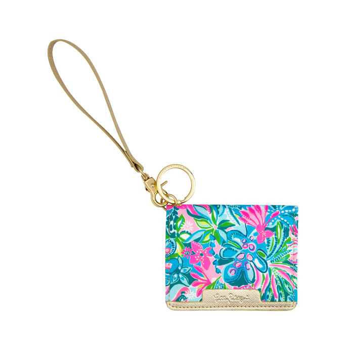 Lilly Pulitzer Snap Card Case: Golden Hour