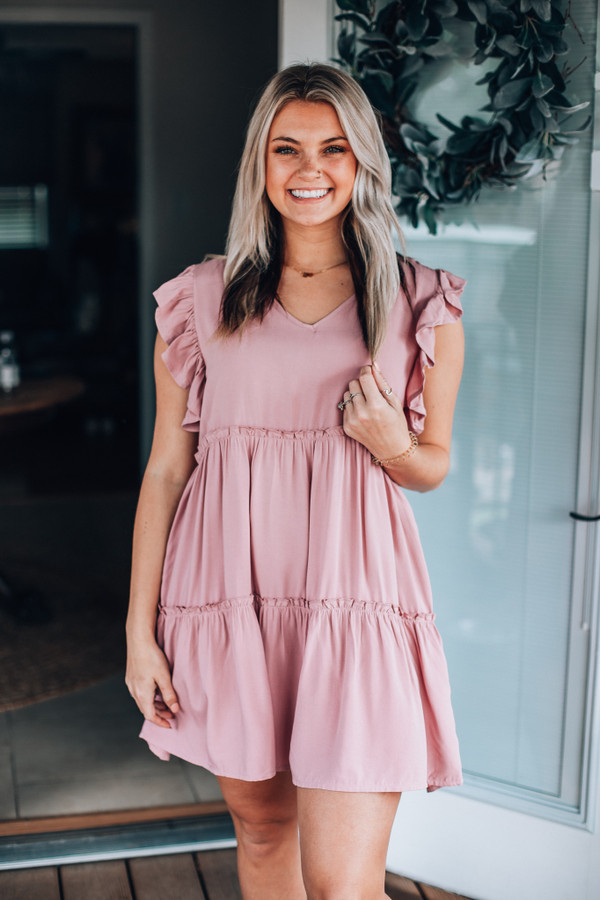 Bridge to Love Dress: Light Rose