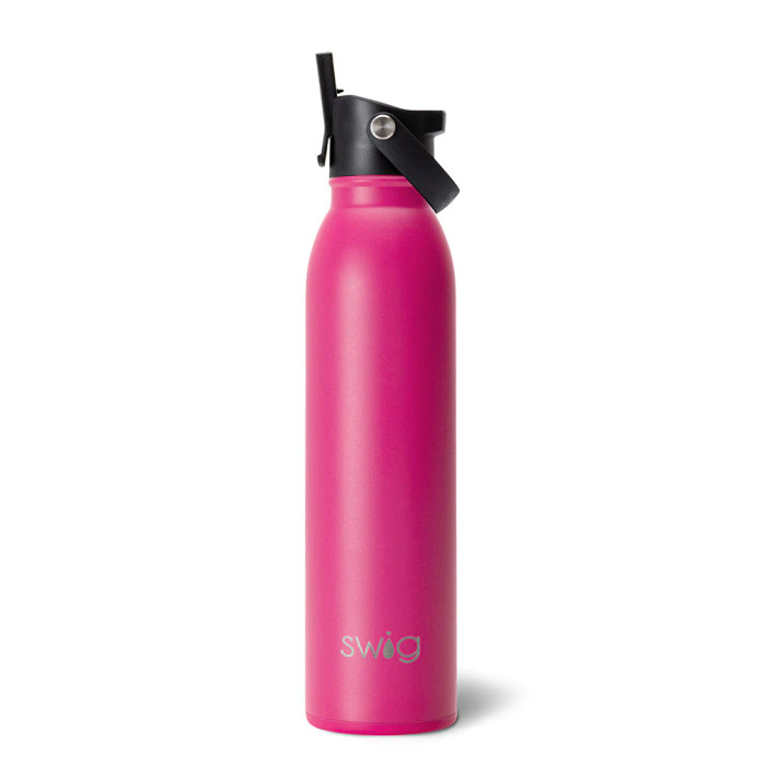 Swig 20 oz Flip & Sip Bottle: Hot Pink Swig 20 oz Flip & Sip Bottle: Hot Pink