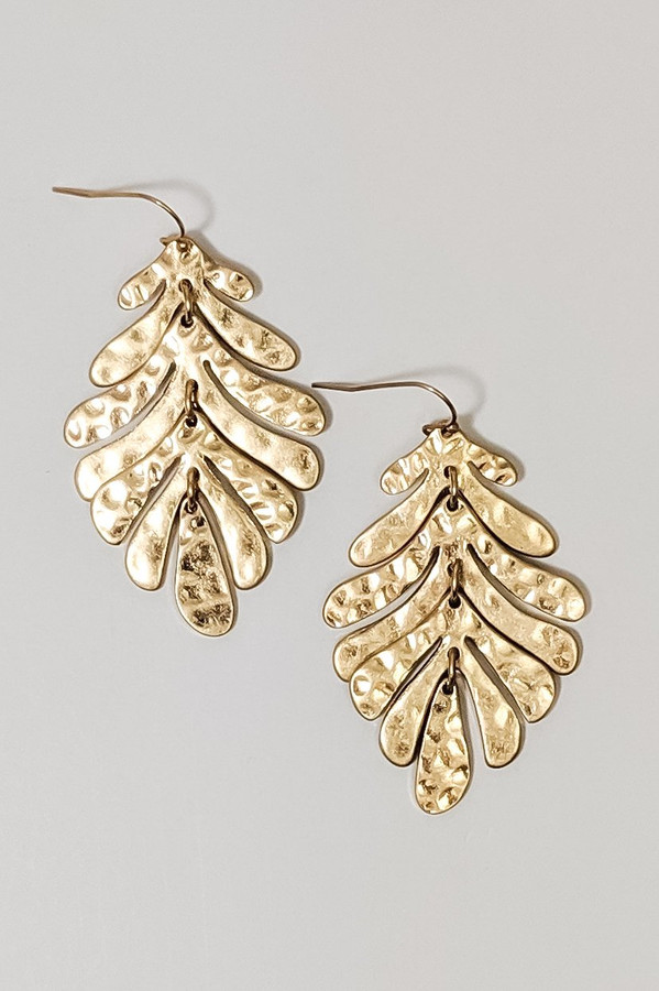 Cordelia Earrings: Gold Cordelia Earrings: Gold