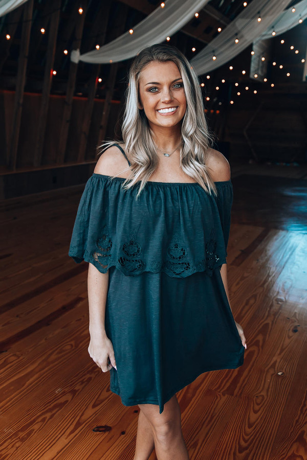 Love On Top Dress Charcoal womens clothing boutique free shipping Love On Top Dress Charcoal womens clothing boutique free shipping