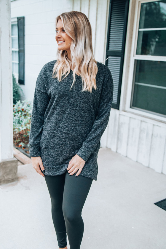 After All Top Charcoal Off the Racks Boutique