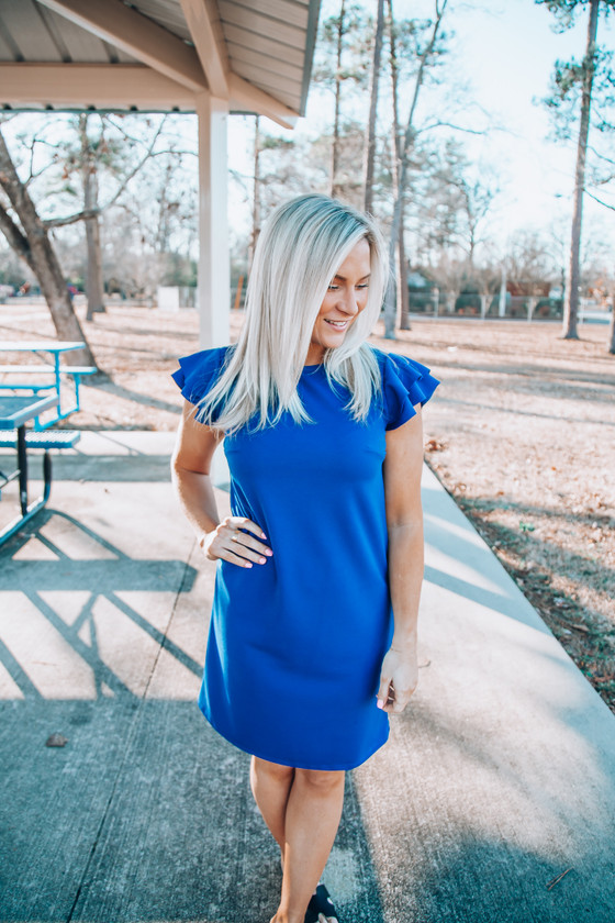 Make An Escape Dress Royal Blue Off the Racks Boutique