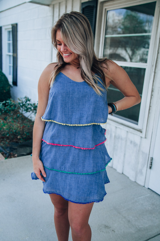 Save Your Memories Dress Denim Off the Racks Boutique