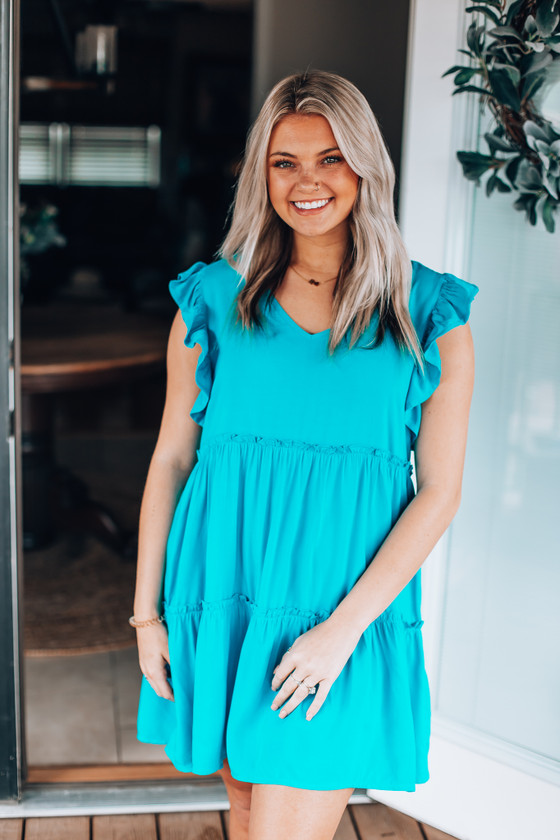 Bridge to Love Dress Ice Blue Off the Racks Boutique